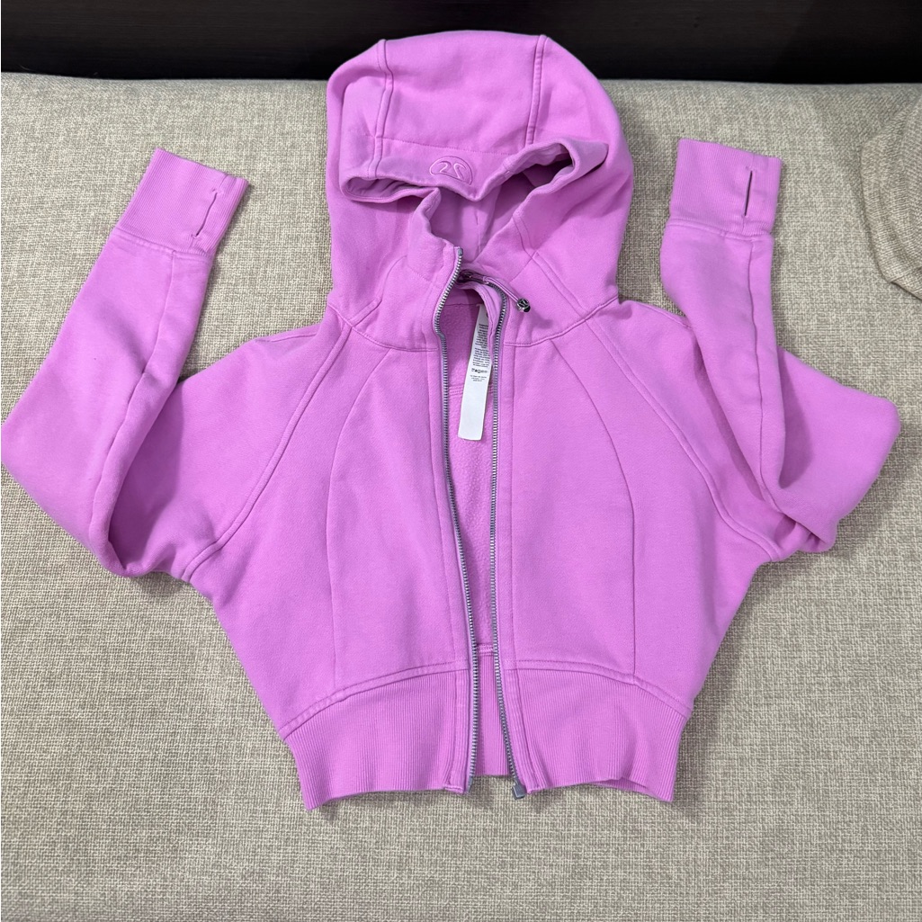 Lululemon Cropped Full Zip-Up Hoodie
